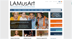 Desktop Screenshot of lamusart.org